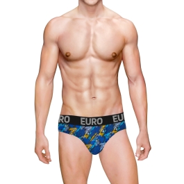 Buy Rupa Euro Men's Micra Maxx Brief,Assorted Solid Color,Pack of 3 at